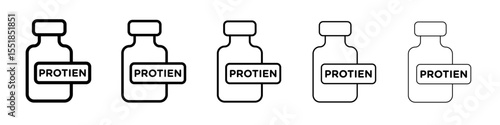 Protein icon simple illustration logo art