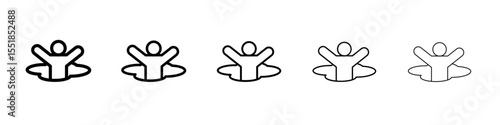 Quicksand and Mud Danger Sign icon simple illustration logo art