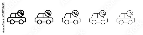 Refueling Car icon simple illustration logo art
