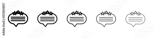 Review icon simple illustration logo art