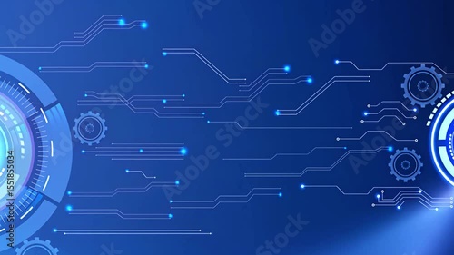 Futuristic Minimalist Digital Background