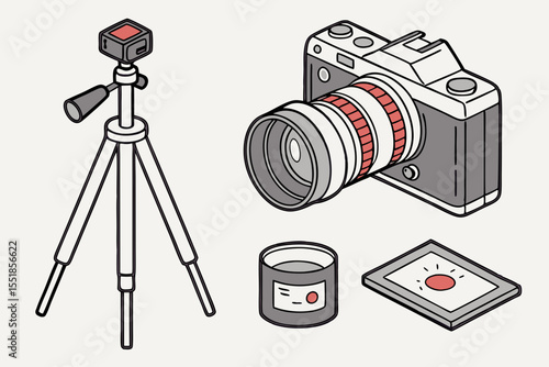 camera on tripod