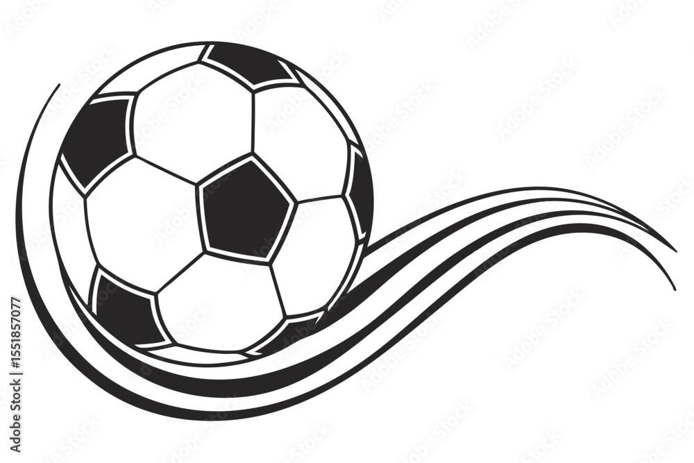 Fototapeta premium soccer ball vector