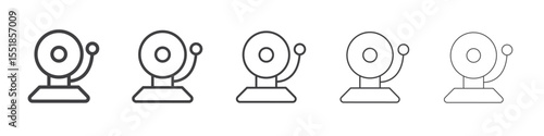 School Bell icon simple illustration logo art