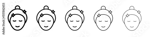 Skin care icon simple illustration logo art