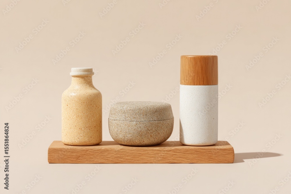 Naklejka premium collection of homemade eco-friendly products displayed on simple white table each piece reflecting dedication to sustainability