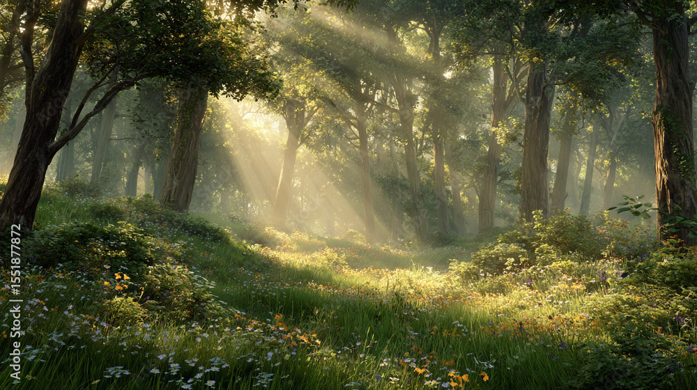 Fototapeta premium The fairyland-like natural scenery