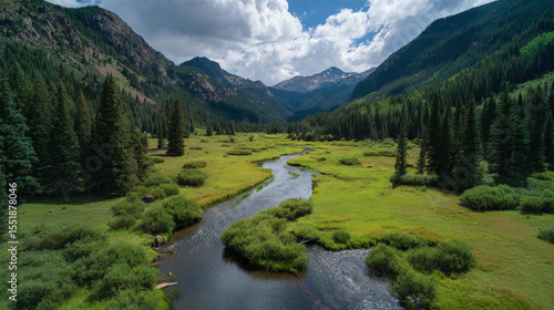 The fairyland-like natural scenery