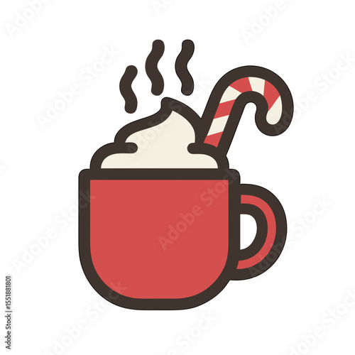 Hot Cocoa Bliss Winter Mug Icon 