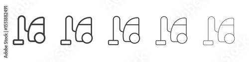 Vacuum cleaner icon simple illustration logo art