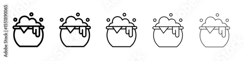Water soak icon simple illustration logo art