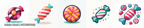vector of a candy