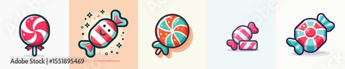 vector of a candy