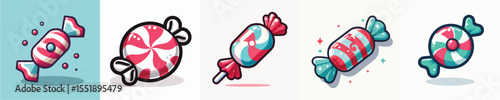 vector of a candy