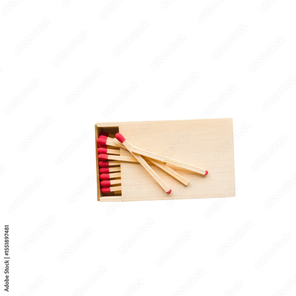 Obraz premium box of matches with transparent background PNG and JPEG image