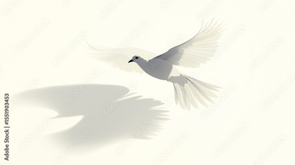 Obraz premium Bird in flight pose vector logo design with white background.