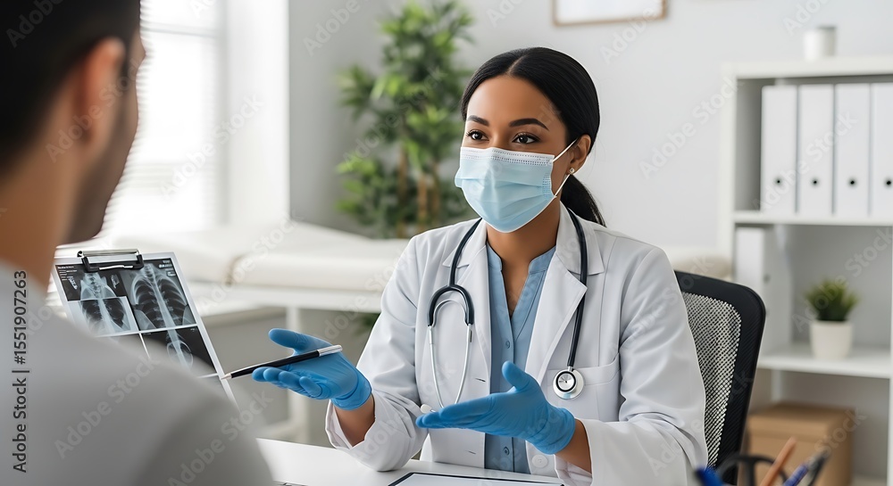 Doctor Patient Consultation Healthcare Professional Discussing Diagnosis and Treatment Plan Doctor Patient Consultation Healthcare Professional Discussing Diagnosis and Treatment Plan