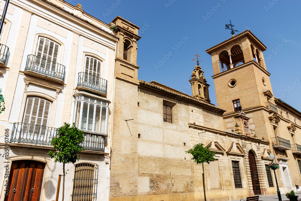 Obraz premium Exterior of Iglesia de Nuestra Señora de los Remedios church in Antequera, Andalusia, Spain, Europe