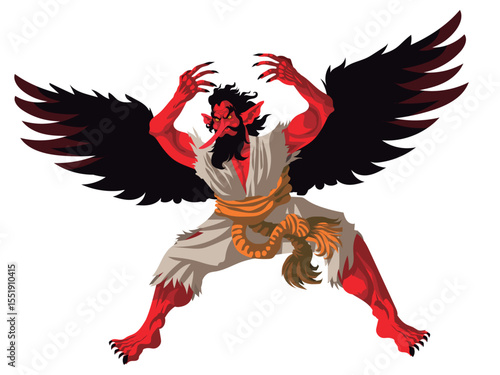 tengu japanese folklore mythology creature