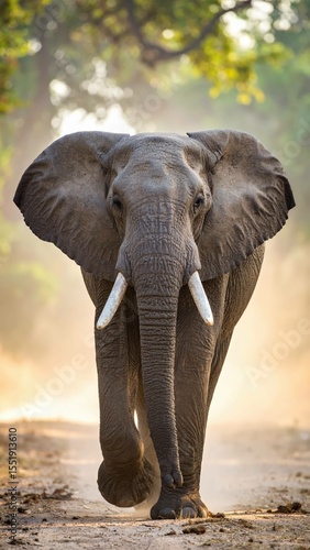 Sabiduría en las Arrugas: Primer Plano del Elefante, Generated image