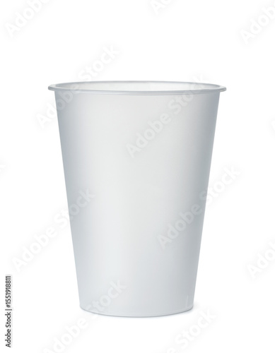 Wallpaper Mural Front view of empty reusable plastic cup Torontodigital.ca