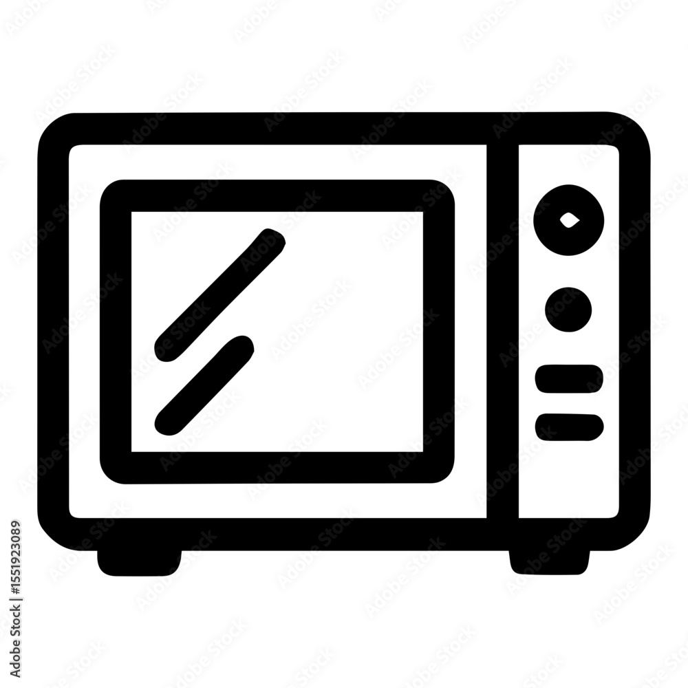 Microwave icon with transparent background representing reheatable meal and quick cooking appliance
Microwave icon with transparent background representing reheatable meal and quick cooking appliance