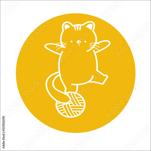 MASCOTAS ICONOS GATOS KITTY CAT LOVER SIGNOS LOGOS LOGOTIPOS MARCA GRAFICA