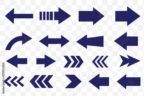 Long arrow to the Left and Right side. Long straight line arrow icon. Graphic illustration for direction symbols. Two side long arrow isolated on white background.