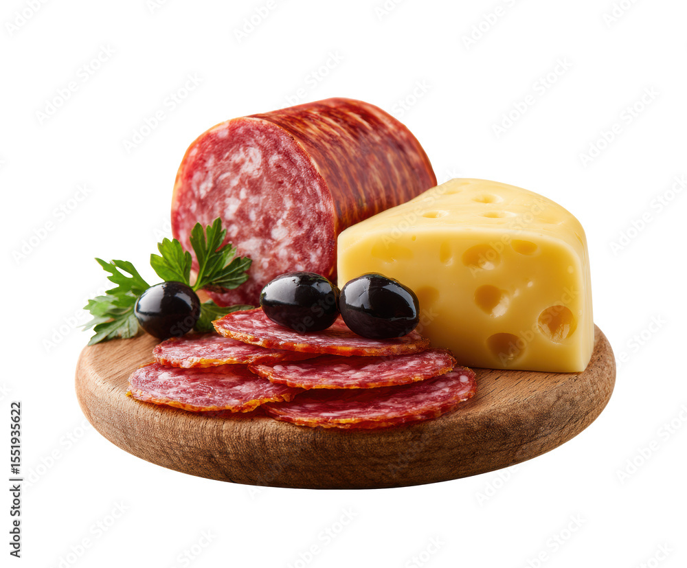 Savory cheese and salami platter for gourmet gatherings Savory cheese and salami platter for gourmet gatherings