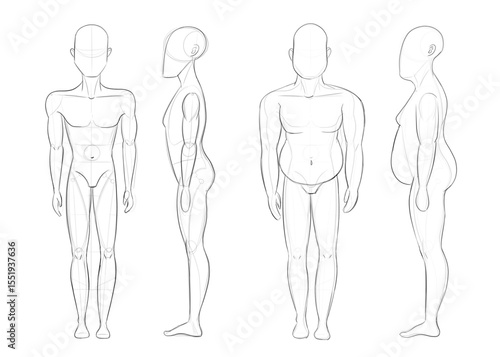 Male figure. Weight