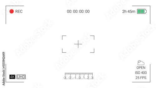 Transparent Camera view Recording Design
