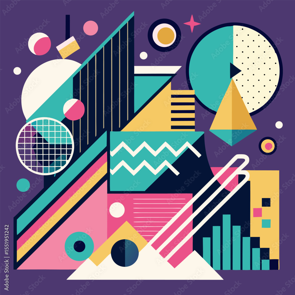 Fototapeta premium abstract background with stars