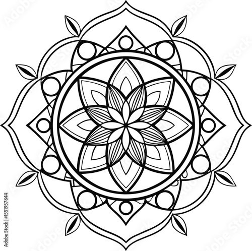 sacred spiritual zen mandala