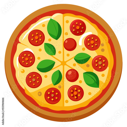 Delicious Pizza with Toppings