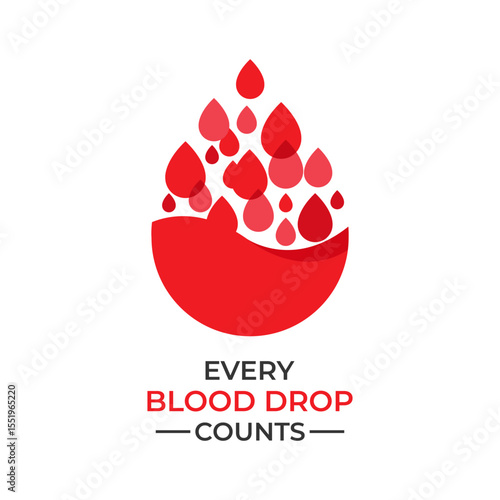 Blood Donation Campaign Every Blood Drop Counts, Donate Now