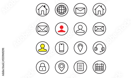 Website icon set