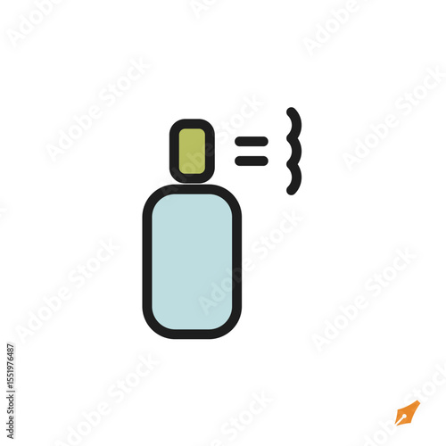 spray icon is designed in a visually appealing and easily recognizable style. It’s suitable for various visual needs such as apps, presentations, digital media, or other graphic design projects.