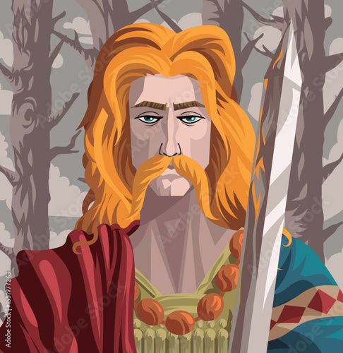 vercingetorix resistance gale leader warrior