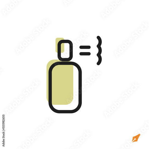 spray icon is designed in a visually appealing and easily recognizable style. It’s suitable for various visual needs such as apps, presentations, digital media, or other graphic design projects.