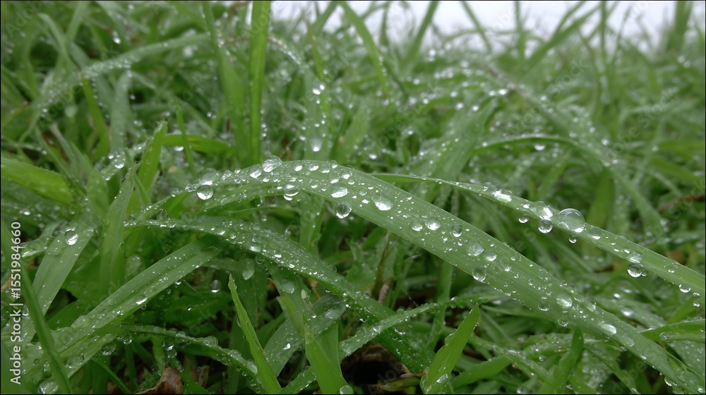 Grass with Water Drop Grass with Water Drop