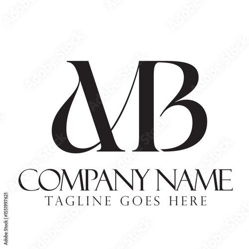 Letter MB or BM Luxury Vector Logo Design for Fashion, Jewelry, and Boutique. 標誌設計, ロゴデザイン, Diseño de logotipo