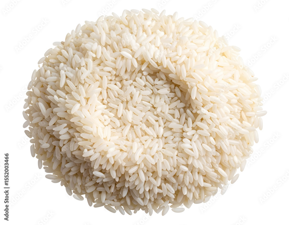 Flat Pile of White Rice Grains Spread in Circular Shape, isolated on a transparent background png Flat Pile of White Rice Grains Spread in Circular Shape, isolated on a transparent background png
