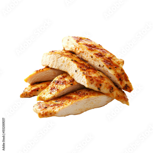Delicious Sliced Grilled Chicken Breast with Spices