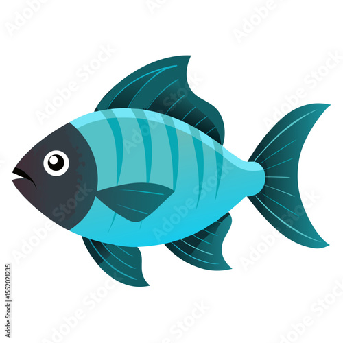 Tilapia Fish Vector Art | Clean and Simple Design