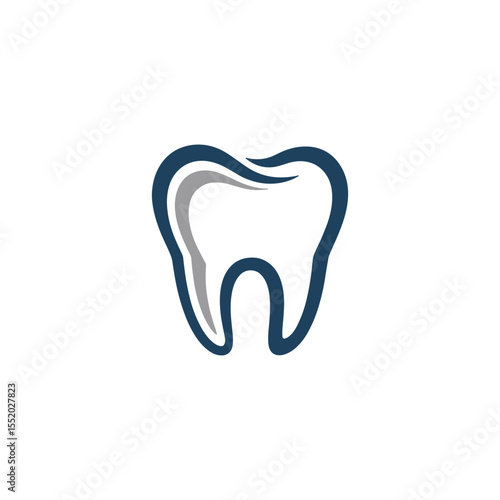 Unique dental logo Modern and minimalist vector and abstract logo