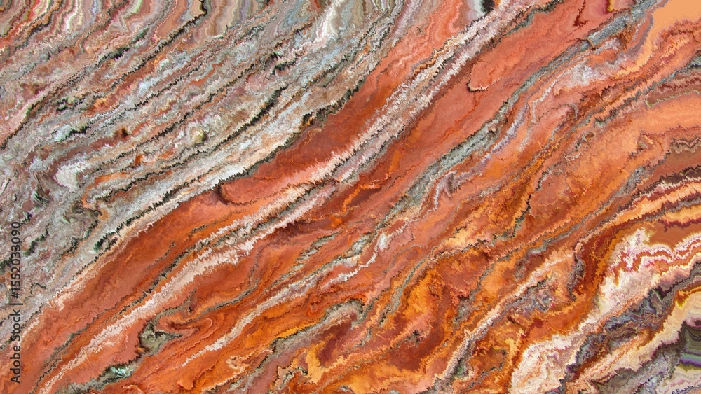 Naklejka premium Earthy Marble Stone Texture with Abstract Natural Rock Pattern Design