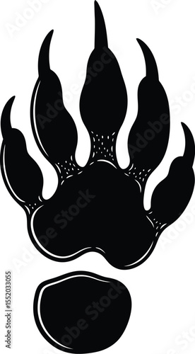 Marmot footprints icon. Vector Illustration