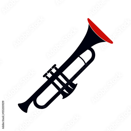 Musical Trumpet Instrument Silhouette 