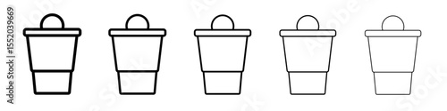 beer pong icon simple vector outline logo