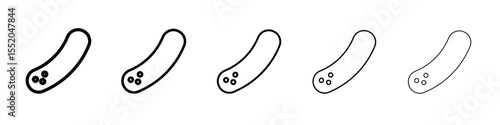 cucumber icon simple vector outline logo